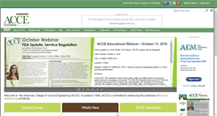 Desktop Screenshot of accenet.org